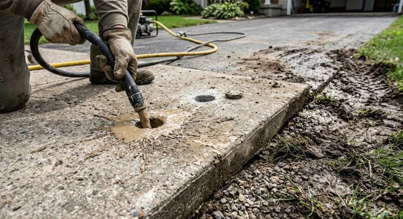 Sunken Slab Repair in West Des Moines, IA